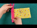 How To Sew A Cute Coin Purse 💟 Sewing Tips And Tricks For Beginners