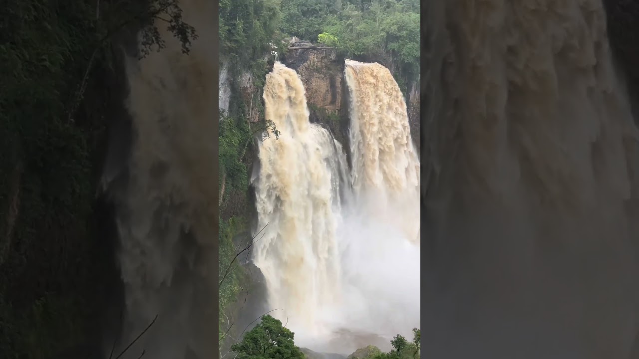 Touristic site in Cameroon  EKOM-Nkam, Melong