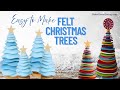 How to Make a Felt Christmas Tree