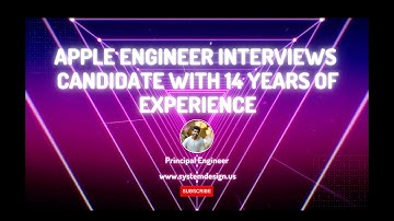 System Design Interview - Web Crawler - Apple Engineer (10+ Yrs) Interviews Staff Engineer (14+ Yrs)