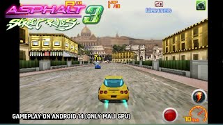 Asphalt 3 Street Rules 3D gameplay on Android 14