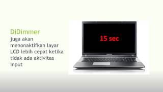 Cara Unik Menghemat Baterai Laptop - Software DiDimmer screenshot 4