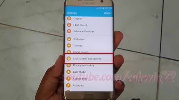 Samsung Galaxy S7 Edge : How to Change Owner Information lock screen (Android Marshmallow)