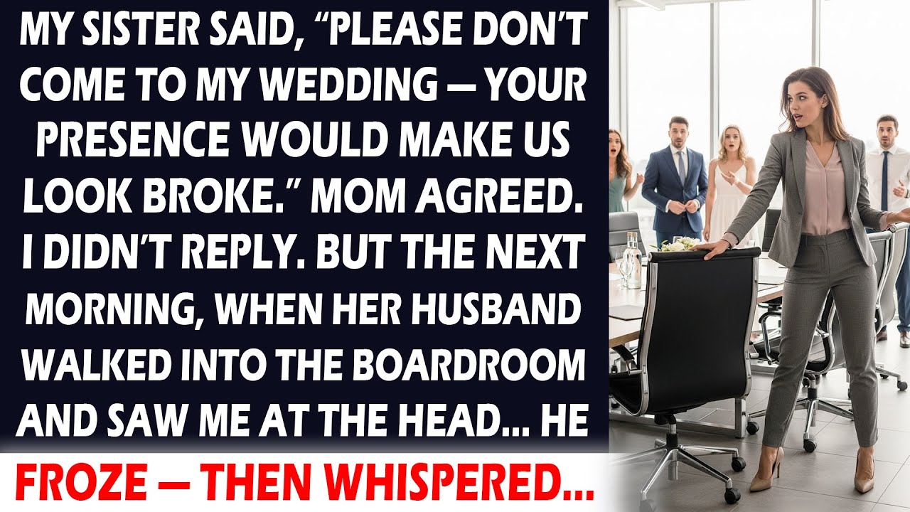 My Sister Didn't Invite Me at Her Wedding, The Next Day, When Her Husband Walked Into My Boardroom