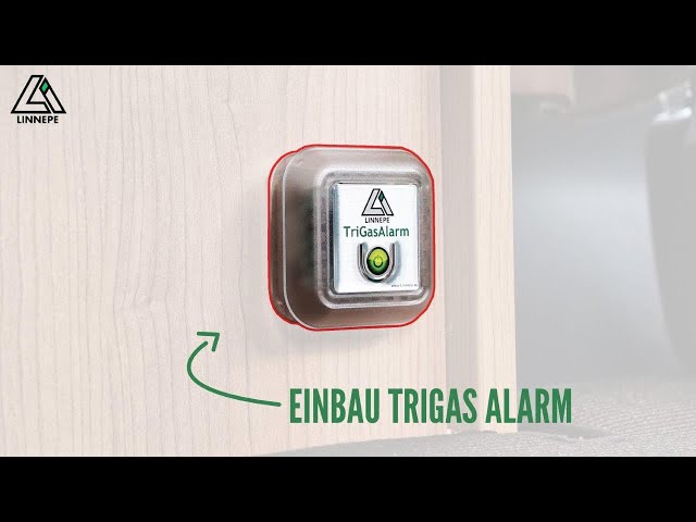 Linnepe TriGasAlarm 2er SET Gaswarner Gasmelder Wohnmobil Wohnwagen Boot  Tri-Gas-Alarm Propan Butan und KO Gas 