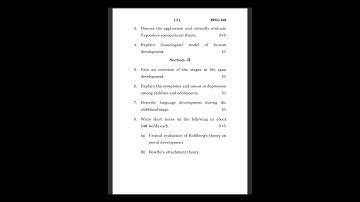 BPCC-109 Question Paper June 2023 #bahonours #english #hindi #ignou