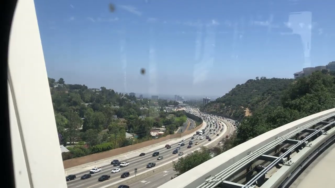 My 1st Tram Ride To The Getty Museum In Los Angeles, California!