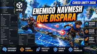 NAVMESH ENEMY that SHOOTS PROJECTILES in Unity 3D 🔥 #33