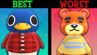 Best U0026 Worst Villager Of Every Species Type In Animal Crossing