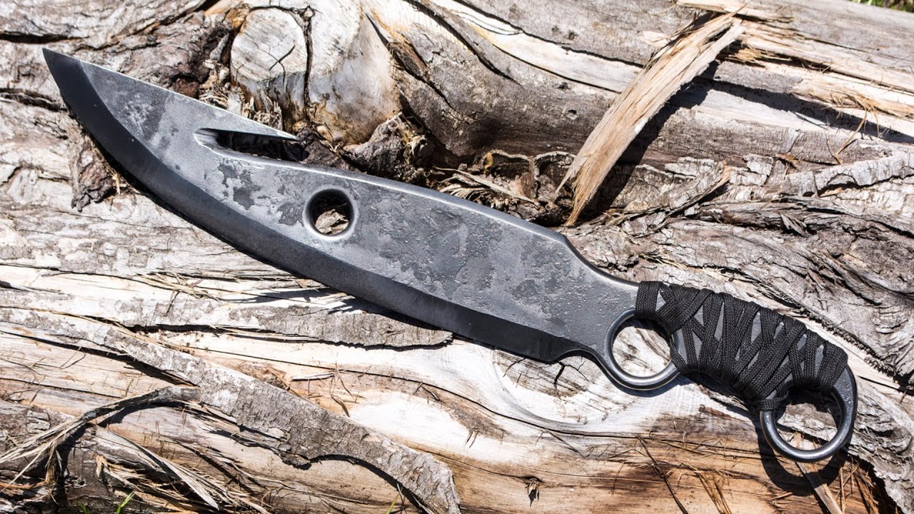 How to Make A Destiny Inspired Hunter's Knife With A Old Van Leaf Spring YouTube