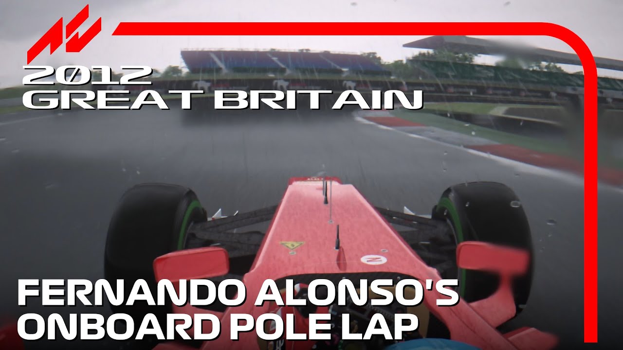 Fernando Alonso's Pole Lap | 2012 British Grand Prix | #assettocorsa