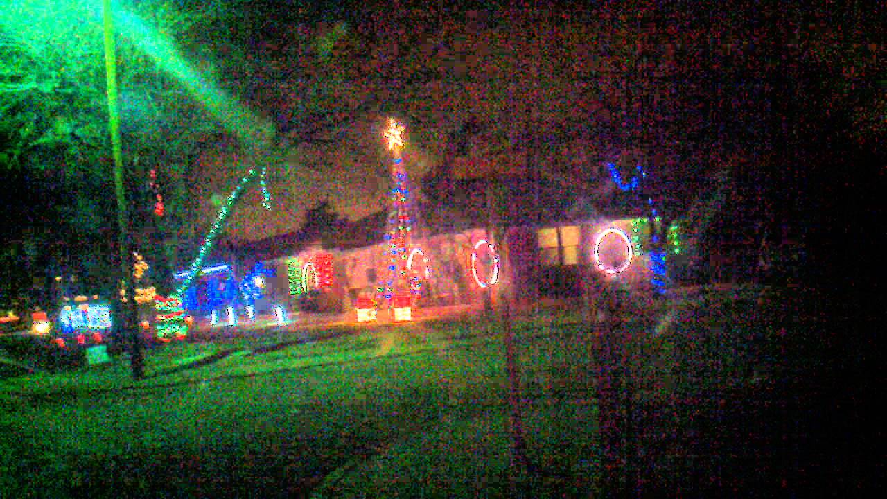 Christmas lights to Music in Perryton, Tx YouTube