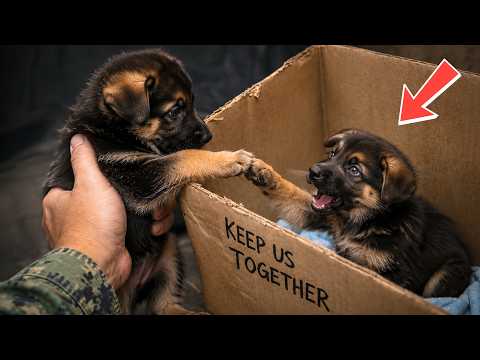 2 Shelter Puppies Refused to Separate—So a Former Navy SEAL Fought to Keep Them Together