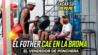 EL VENDEDOR DE PONCHERA LE DAN EL SUSTO DE SU VIDA