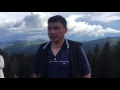Urcare cu telegondola în munții Bucegi