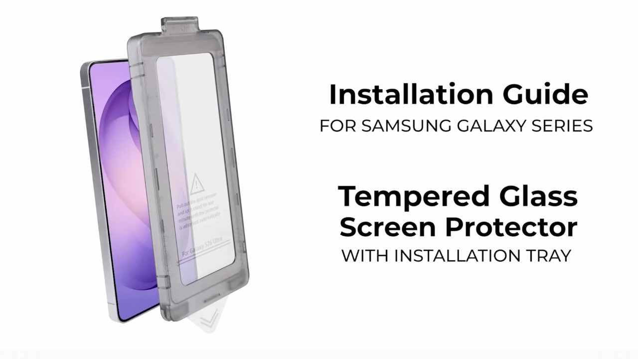 How to Install Samsung Galaxy Screen Protector