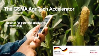 Webinar: Applying for the GSMA AgriTech Accelerator