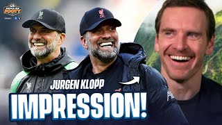 Michael Fassbender flaunts incredible Jurgen Klopp impression! | Morning Footy | CBS Sports Golazo