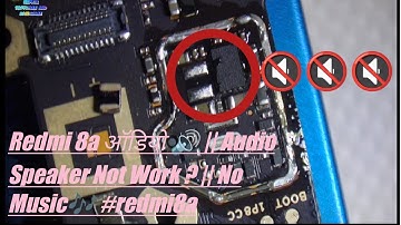 Redmi 8a ऑडियो 🔊 || Audio Speaker Not Work ? || No Music🎶 #redmi8a .. Speaker Problem Solution||