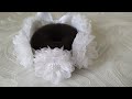 Украшение на гульку из органзы/Organza ghoul decoration