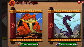 Ninja Saga Tutor Exam Rewards New Sage Mode Preview Senjutsu Toad Mode Or Snake Mode ?
