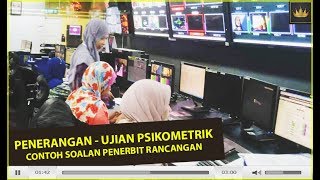 Contoh Soalan Penerbit Rancangan Gred B41 / B29 ; Seksyen A Ujian Psikometrik