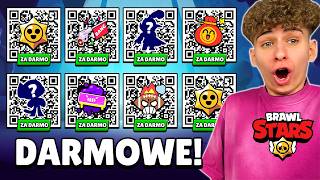 WSZYSTKIE 8 NOWYCH KODÓW QR w BRAWL STARS! 🥳 (Skiny, Piny...