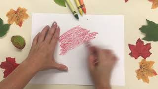 Texture Leaf Rubbings