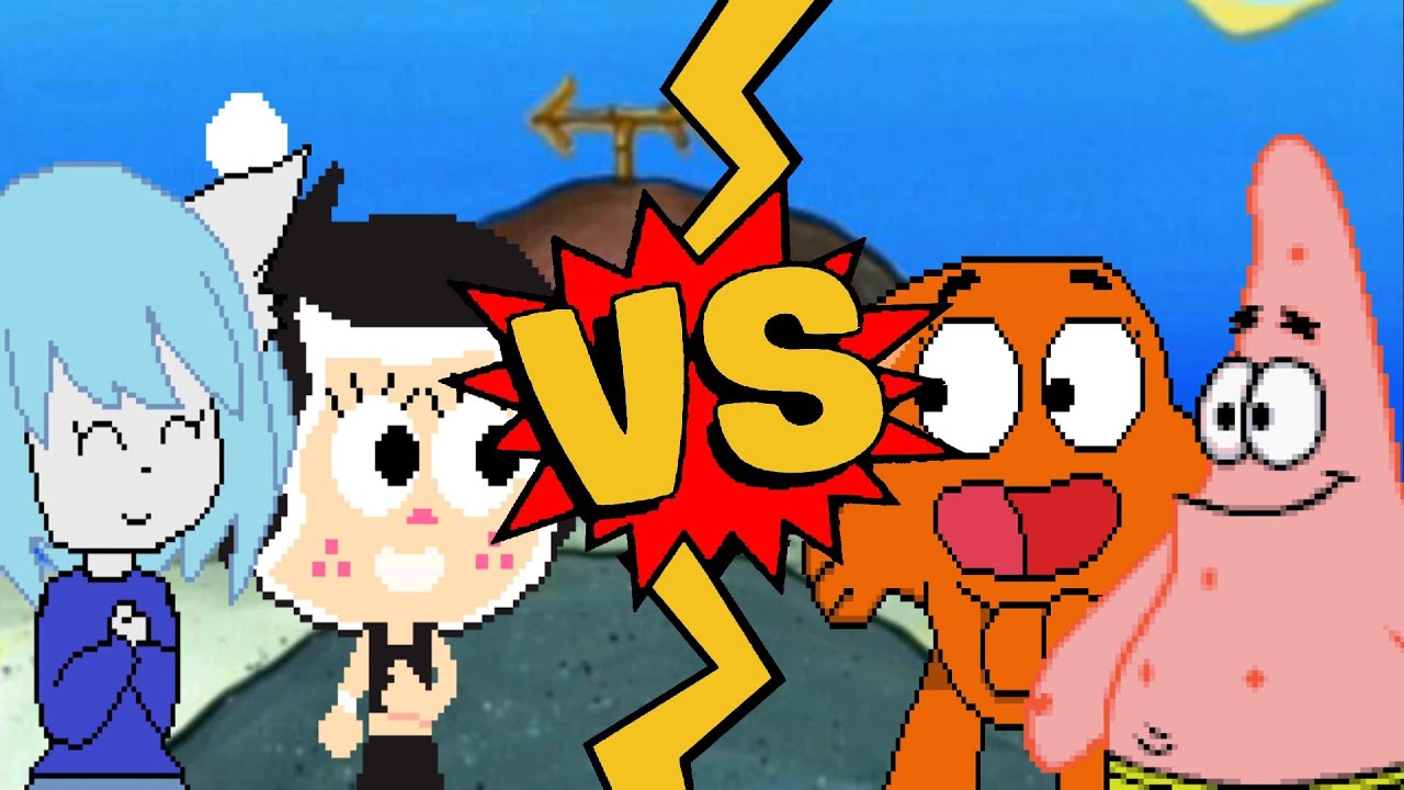 M.U.G.E.N Battles | Wolfychu/Hanazuki vs Darwin Watterson/Patrick Star