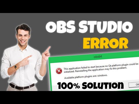 | Fix no qt platform plugin could not be initialized | OBS Studio | OBS plugins |