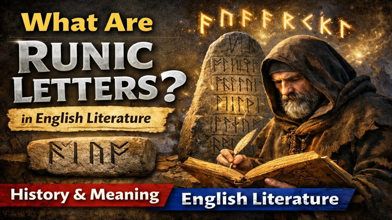 What Are Runic Letters? | Anglo-Saxon Writing System Explained #RunicLetters#OldEnglishLiterature