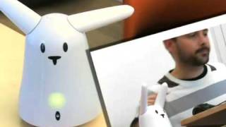 Lapin Robot NABAZTAG V1 – Violet Karotz, Interactif Wifi, D'occasion Fonctionnel