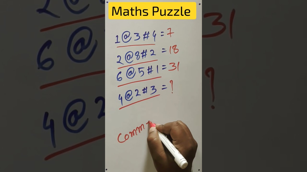 maths puzzle 