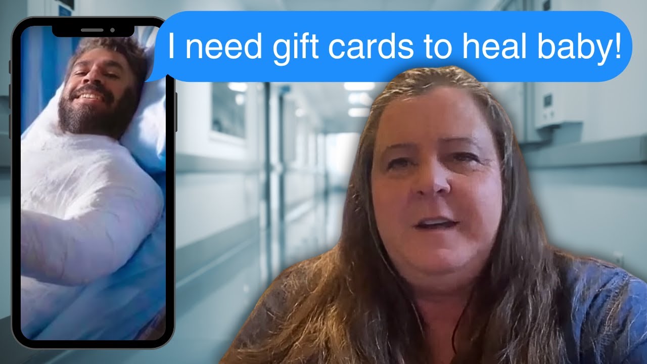 I feel sorry for a victim... | Woman CATFISHED By "Man Injured & In FULL BODY CAST"