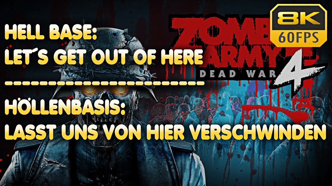 Zombie Army 4 Dead War | Hell Base | Let’s Get Out of Here | Difficulty Hard