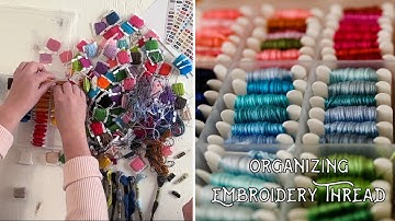Organizing Your Embroidery Threads