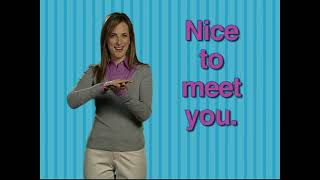 Baby Einstein Baby Wordsworth - First Words Around The House Signing With Baby 2005 60Fps