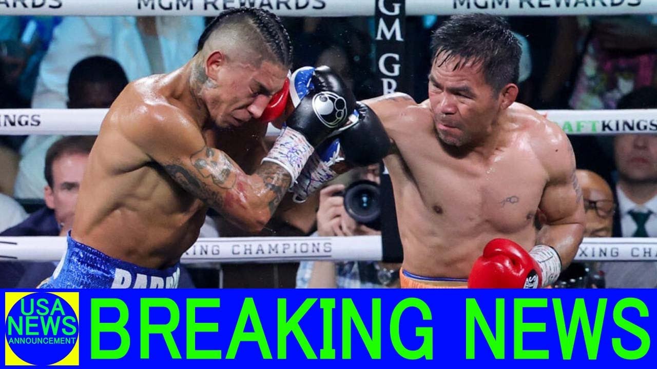 Manny Pacquiao reveals he’s in negotiations to fight recently retired pound for pound king