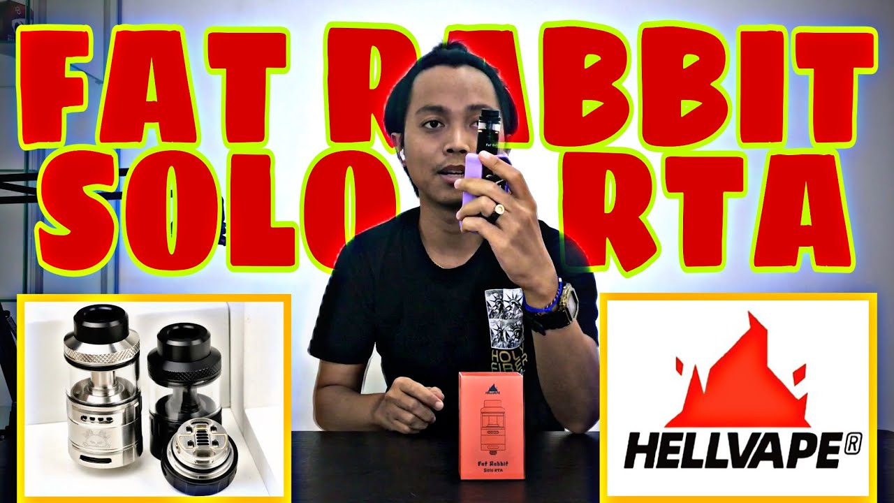 Unboxing Fat Rabbit Solo RTA by Hellvape (Indonesia Vape Introducer)