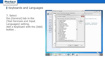 Pro-face SP5000 - Change the display language (English)