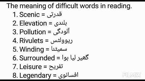 English lecture Class 7 Chapter 9 Kaghan Valley