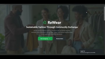 ReWear – Sustainable Fashion Through Community Clothing Exchange | Odoo Hackathon 2025 Demo