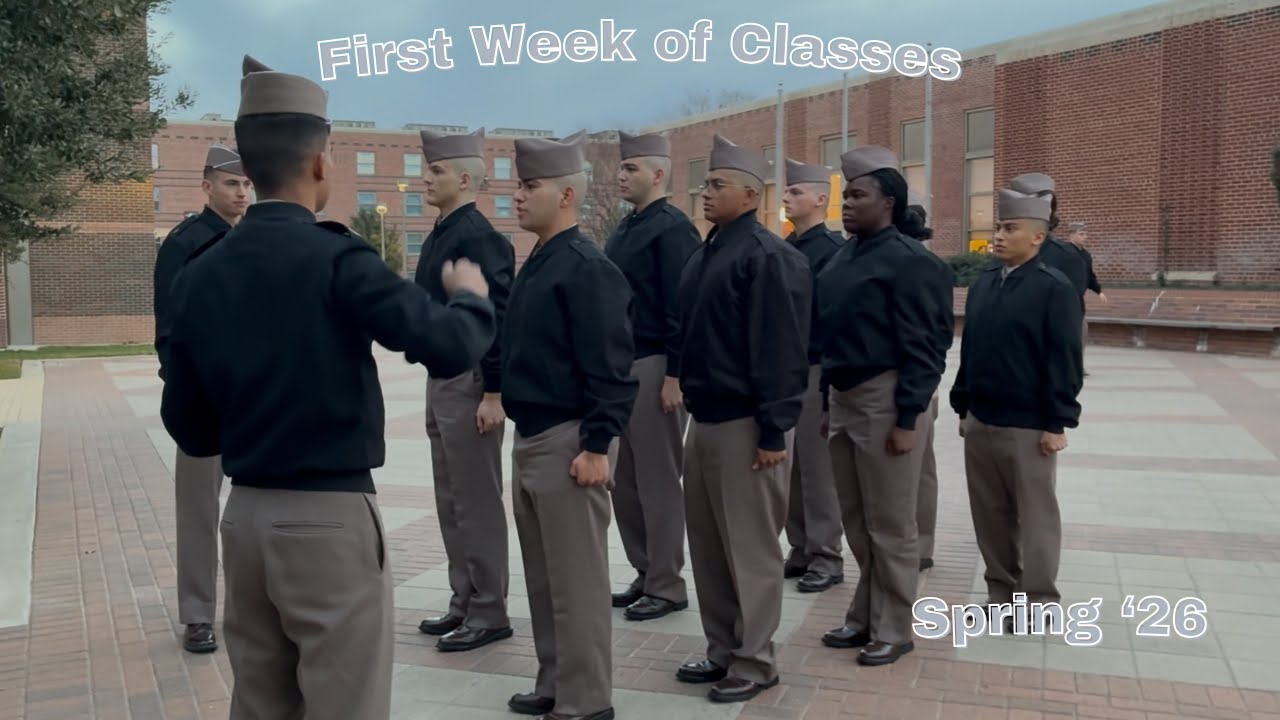 First Week of Classes | Squadron 18 | Texas A&M Corps of Cadets Spring '26 |