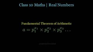 Class 10 Maths Chapter 1 Real Numbers | Cover all Important Formulas for board & competitive exam