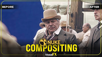 Blue Screen Keying in Nuke | Production Pipeline Speed Compositing (VFX Breakdown)