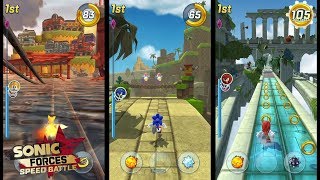 Sonic Forces: Speed Battle (iOS) [Soft-Launch] - Sonic, Tails, & Knuckles Gameplay