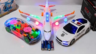 Open Electric CAR 3D light CAR unboxing remote control 3D model CAR 🚗 unboxing police car open