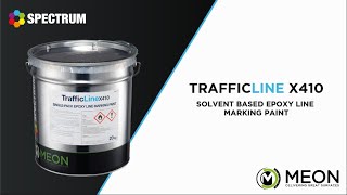 Product video | TrafficLine X410 Solvent based epoxy line marking paint | Presented by Meon