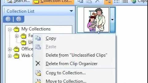 How to change keywords to a clip in the Microsoft PowerPoint clip organizer
