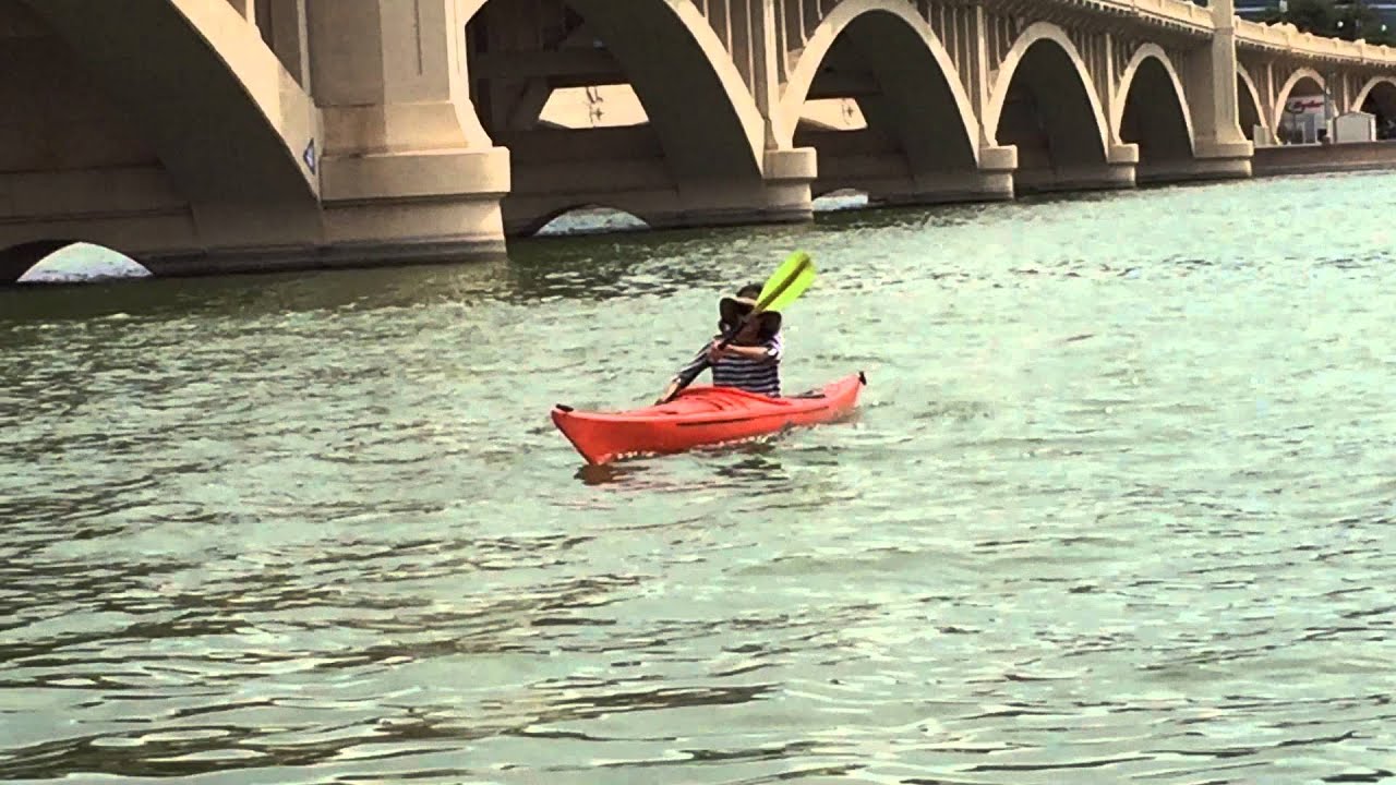 Mary Kayaking Tempe Town Lake YouTube